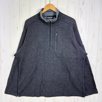 【Men's L グレー系】 2001 Patagonia ( パタゴニア ) オーバーランド プルオーバー Oberland Pullover 生産終了モデル 入手困難 ウール混 USA製 ハーフジップ ウェア トップス アウター ジャケット フリース z000
