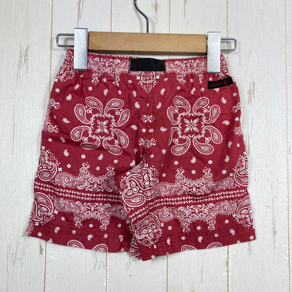【Kid's 92 レッド系】 Gramicci ( グラミチ ) コットン ペイズリー ショーツ BANDANNA G-SHORTS コットン ウェア ボトムス ショーツ ショートパンツ コットン z00054050  コットン ショーツ ショートパンツ ボトムス