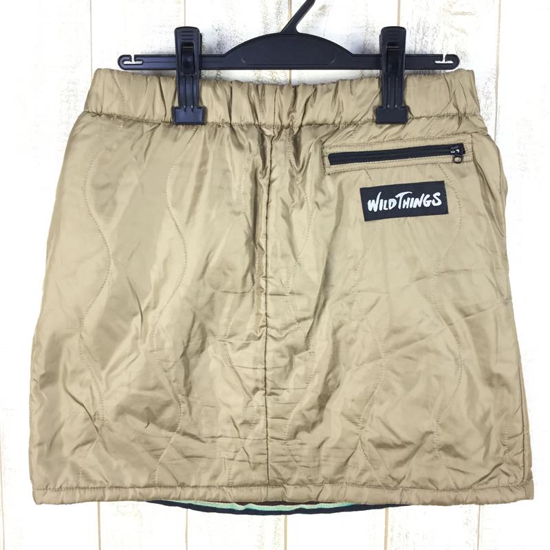 【Women's M ベージュ系】 Wildthings ( ワイルドシングス ) リバーシブル プリマロフト セラペ スカート Reversible Primaloft Serape Skirt パーテックス 10FWWT27 Women's  スカート ボトムス ウ