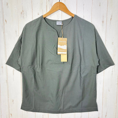 【Women's M グレー系】 Houdini ( フーディニ ) ウィメンズ コスモ トップ W's Cosmo Top 138724 GEYSER GREY z00055966 GEYSER GREY 化繊 ショートスリーブTシャツ クルーネック インナー シャ