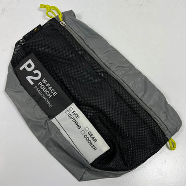 【OneSize グレー系】 Paago Works ( パーゴワークス ) ダブルフェイス スタッフバッグ セット W-Face Stuffbag Set 1x2枚・P2x2枚 合計4枚セット バッグ ストレージ パッキングサック スタッフサック インナーポーチ