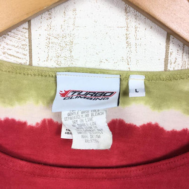 【Men's L レッド系】 Turbo Climbing ( ターボクライミング ) ショートスリーブ タイダイ Tシャツ フランクリンクライミングの兄弟ブランド 入手困難 International Men's 化繊 ショートスリーブTシャツ クルーネック - 【公式】2ndGEAR（セカンドギア）Webショップ【登山用品・アウトドア用品専門 買取販売店】