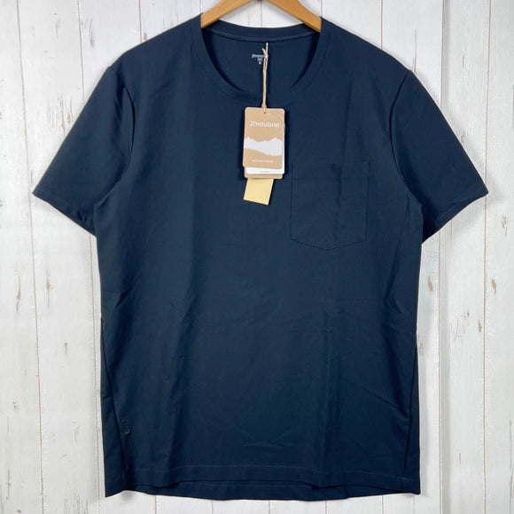 【Men's M ブラック系】 Houdini ( フーディニ ) メンズ カバー ティー M's Cover Tee 840018 TRUE BLACK z00055927 TRUE BLACK 化繊 ショートスリーブシャツ インナー シャツ トップス ウェア