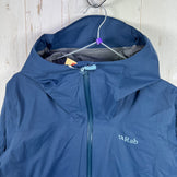 【Women's L ブルー系】 Rab ( ラブ ) ダウンポア ライト ジャケット ウィメンズ Downpour Light Jacket Wmns QWG-91 TEMPEST BLUE z00056117 TEMPEST BLUE レインシェル アウター ジャ