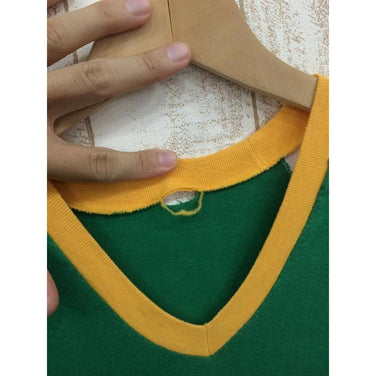 【Men's M グリーン系】 アイオワ Ragbrai 第10回記念 Vネックtシャツ 生産終了モデル ビンテージ Men's 化繊 ショートスリーブTシャツ クルーネック インナー シャツ トップス ウェア - 【公式】2ndGEAR（セカンドギア）Webショップ【登山用品・アウトドア用品専門 買取販売店】