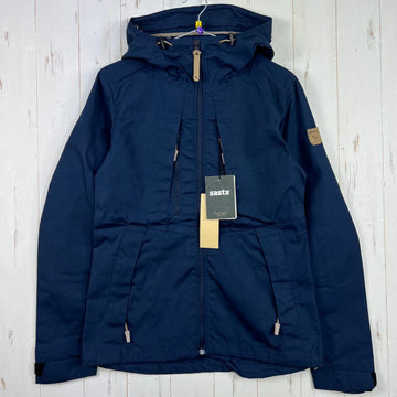 【Women's 36 ブルー系】 SASTA ( サスタ ) ファウナ ジャケット Fauna Takki 0033 28 Patriot Blue z00056170 28 Patriot Blue コットン アウター ジャケット トップス ウェア