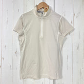 【Women's S アイボリー系】 Marmot ( マーモット ) ショートスリーブ ハーフジップ シャツ ポリエステル ウェア トップス インナー シャツ ショートスリーブシャツ 化繊 z00059206  化繊 ショートスリーブシャツ インナー シャツ トップス