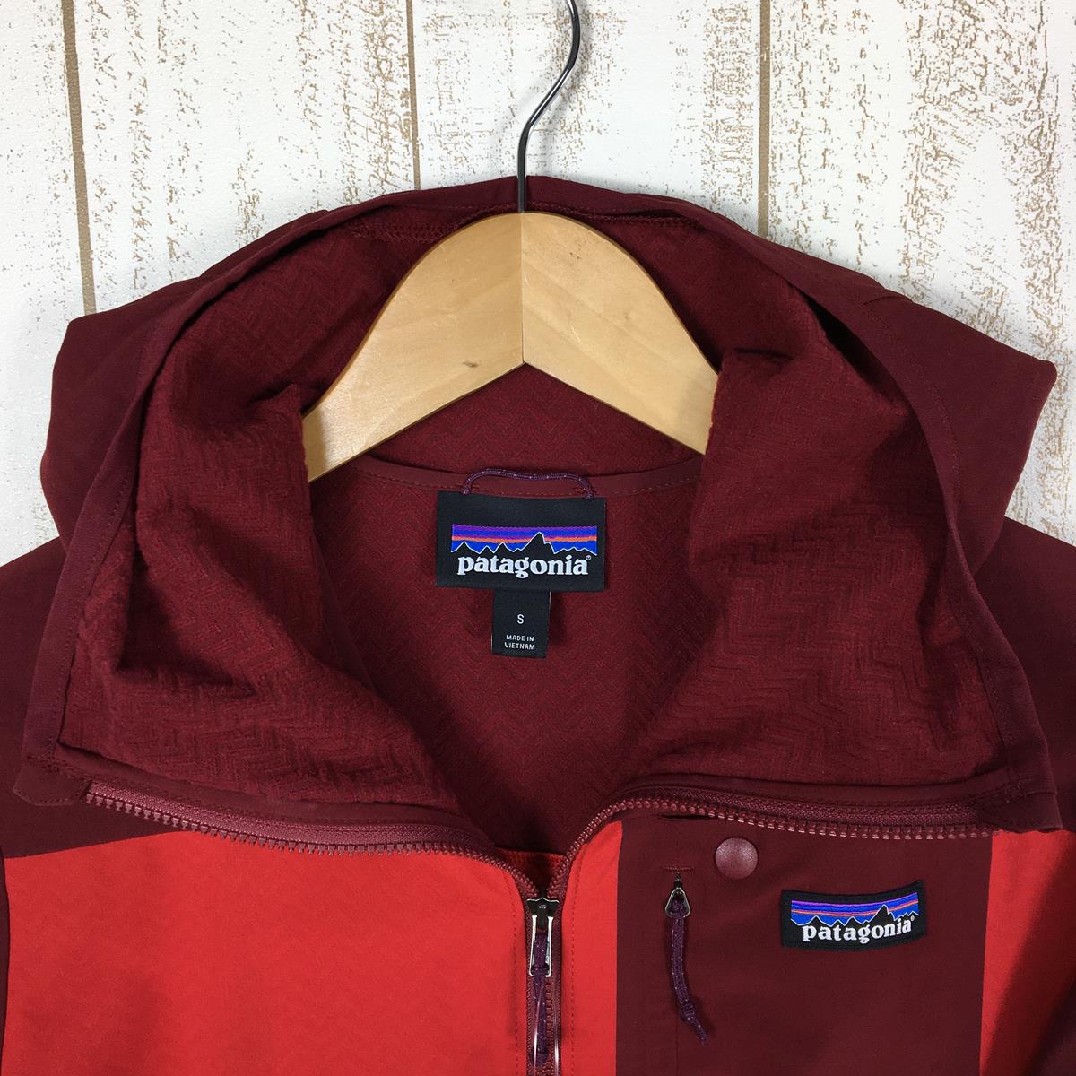 [Women's S Red] Patagonia R1 Crossstrata Hoody Fleece Softshell Jacket 85450 International Women's TGRD Touring R