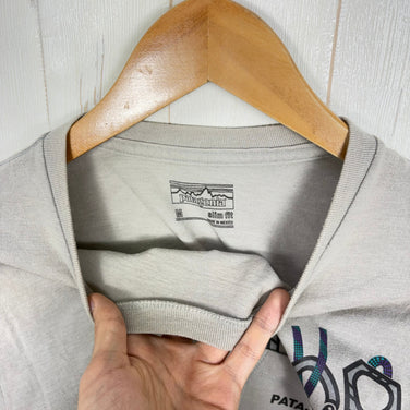 【Men's M グレー系】 Patagonia ( パタゴニア ) オーガニックコットン ポケット カラビナ ティー Organic Cotton Poket Carabiner Tee オーガニックコットン ウェア トップス インナー シャツ ショートスリーブ