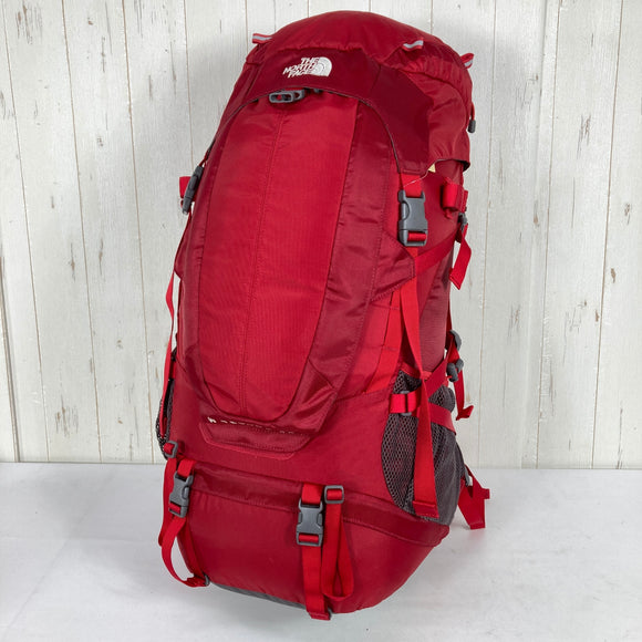 【Women's M レッド系】 The North Face ( ザ・ノースフェイス ) テルス 60 ウィメンズ Tellus 60 Women's 2気室 フロントアクセス レインカバー付属 ナイロン バッグ ストレージ バックパック 容量【55L～79L】 z