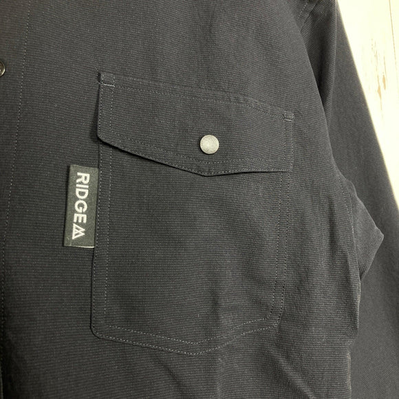 【Women's S ブラック系】 Ridge Mountain Gear ( リッジマウンテンギア ) ポリベーシックロングスリーブシャツ Poly Basic Long Sleeve Shirt Black Navy ポリエステル ウェア トップス インナー シャツ