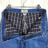 【Men's 32-32 ブルー系】Llbean ( エルエルビーン ) ダブル エル ジーンズ クラシックフィット フランネル ラインド Double L Jeans Classic Fit Flannel Lined デニム パンツ 100220 International Men's コットン ロングパンツ ボトムス ウェア - 【公式】2ndGEAR（セカンドギア）Webショップ【登山用品・アウトドア用品専門 買取販売店】
