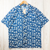 【Men's XL ブルー系】 Montbell ( モンベル ) クールメッシュ アロハシャツ ポリエステル ウェア トップス インナー シャツ ショートスリーブシャツ 化繊 z00051106 化繊 ショートスリーブシャツ インナー シャツ トップス ウェア - 【公式】2ndGEAR（セカンドギア）Webショップ【登山用品・アウトドア用品専門 買取販売店】