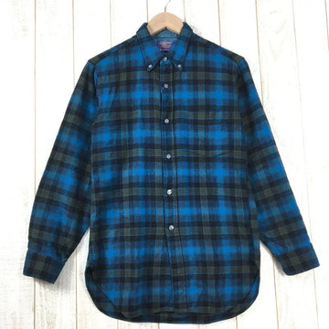 【Men's M ブルー系】Pendleton ( ペンドルトン ) 1960S サーペンドルトン ウール シャツ Sir Pendleton Wool Shirt バージンウール アメリカ製 ビンテージ 入手困難 International Men's ウール ロングスリーブシャツ インナー シャツ トップス ウェア - 【公式】2ndGEAR（セカンドギア）Webショップ【登山用品・アウトドア用品専門 買取販売店】