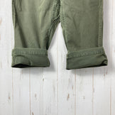 【Men's S グリーン系】 Gramicci ( グラミチ ) クロップド クライミングパンツ Cropped Climbing Pant 生産終了モデル 入手困難 ウェビングベルト ガゼットクロッチ コットン ウェア ボトムス ショーツ ショートパンツ コット