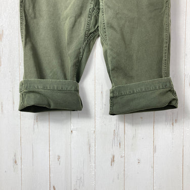 【Men's S グリーン系】 Gramicci ( グラミチ ) クロップド クライミングパンツ Cropped Climbing Pant 生産終了モデル 入手困難 ウェビングベルト ガゼットクロッチ コットン ウェア ボトムス ショーツ ショートパンツ コット
