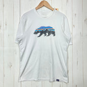 【Men's S ホワイト系】 2017 Patagonia ( パタゴニア ) キャプリーン デイリー グラフィック Tシャツ Capilene Daily Graphic T-Shirt 吸湿発散 防臭 UPF50+ ストレッチ ポリエステル ウェア トップス