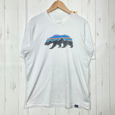 【Men's S ホワイト系】 2017 Patagonia ( パタゴニア ) キャプリーン デイリー グラフィック Tシャツ Capilene Daily Graphic T-Shirt 吸湿発散 防臭 UPF50+ ストレッチ ポリエステル ウェア トップス