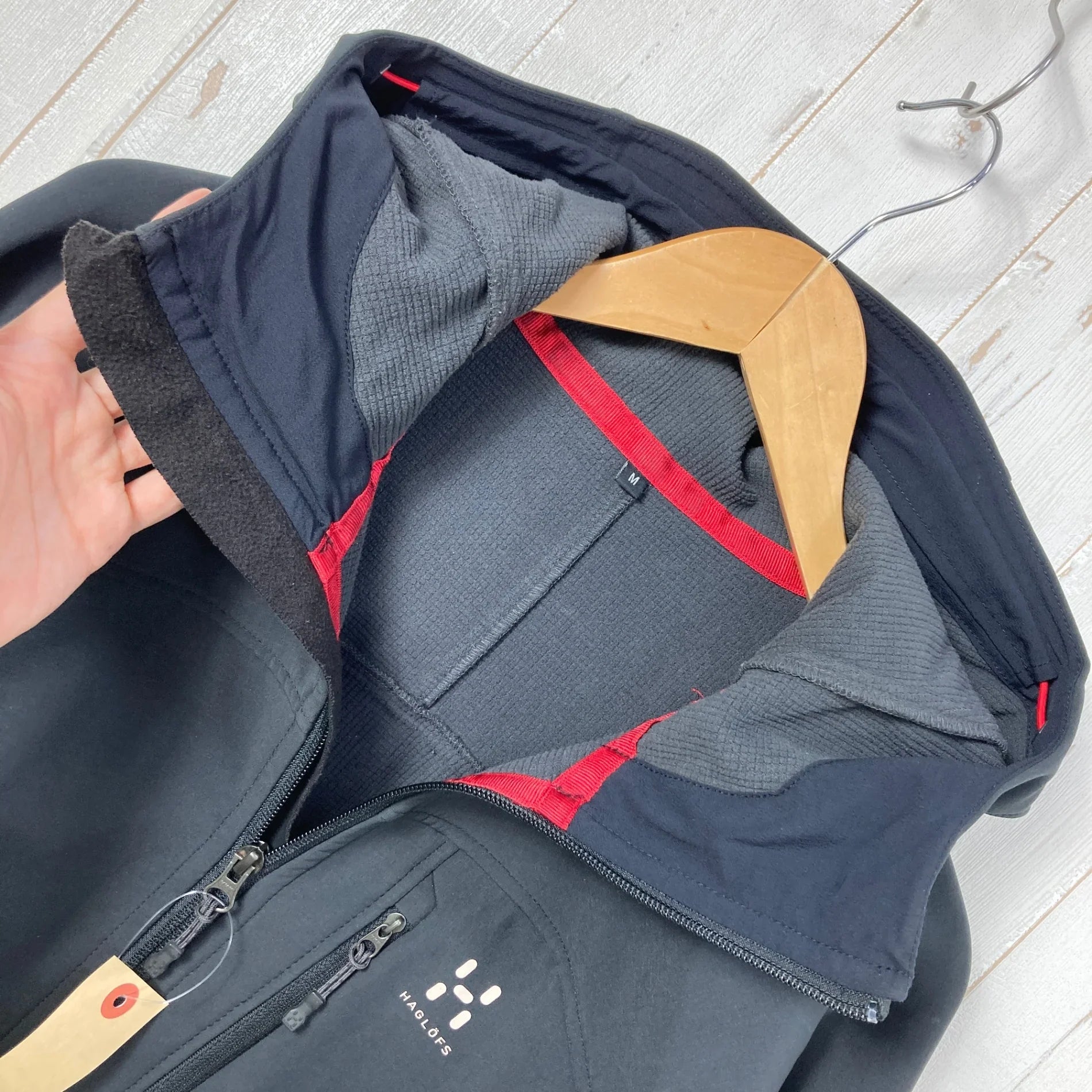 Men's M ブラック系】 Haglofs ( ホグロフス ) レプタイル フード