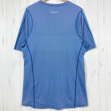 【Men's S ブルー系】 2014 Patagonia ( パタゴニア ) アウト ペーサー シャツ Men's Outpacer Shirt ポリエステル ウェア トップス インナー シャツ ショートスリーブTシャツ クルーネック 化繊 z00054278 - 0
