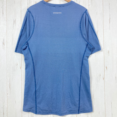 【Men's S ブルー系】 2014 Patagonia ( パタゴニア ) アウト ペーサー シャツ Men's Outpacer Shirt ポリエステル ウェア トップス インナー シャツ ショートスリーブTシャツ クルーネック 化繊 z00054278