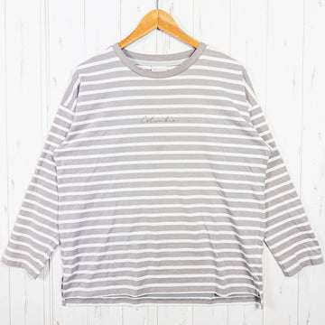 【Women's M グレー系】 Columbia ( コロンビア ) リラクシング モーメント ロングスリーブ クルー Relaxing Moments Long Sleeve Crew コットン ウェア トップス インナー シャツ ロングスリーブTシャツ クルーネ
