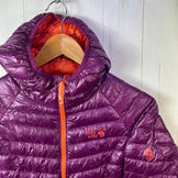 Mountain Hardwear Ghost Whisperer Hooded Down Jacket, Women's Size Small, Purple. This down jacket features down insulation and is perfect for outerwear. (Product code: z00053756)