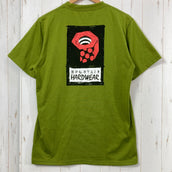 [Men's L Green] Mountain Hardwear Hardwear Graphic Tee Polyester Wear Top Inner Shirt Short Sleeve T-shirt Crew Neck