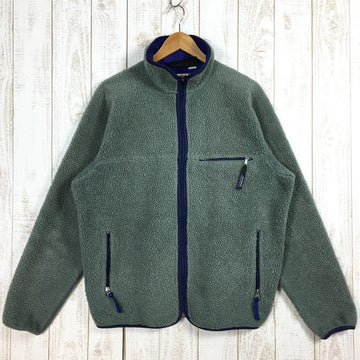 【Men's L グリーン系】 Patagonia ( パタゴニア ) レトロカーディガン Retro Cardigan （ベビーレトロ） ユーカリ×ブルーベリー アメリカ製 パイル フリース ジャケット 生産終了モデル 入手困難 23020 Internation - 【公式】2ndGEAR（セカンドギア）Webショップ【登山用品・アウトドア用品専門 買取販売店】