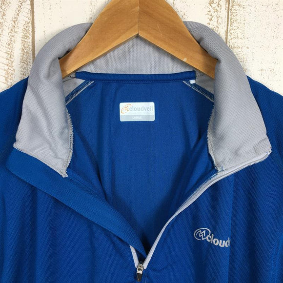 【Men's L ブルー系】 Cloudveil ( クラウドベイル ) ショートスリーブ クイックドライ ジップネック シャツ Shortsleeve Quickdry Zipneck Shirt CV015J Men's 化繊 ショートスリーブシャツ インナ - 【公式】2ndGEAR（セカンドギア）Webショップ【登山用品・アウトドア用品専門 買取販売店】