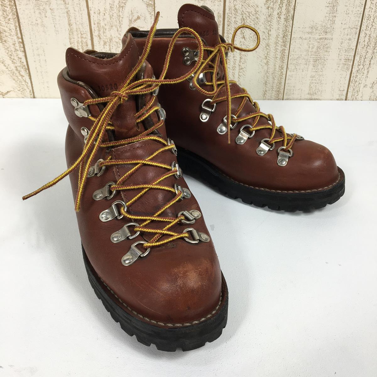 【Men's 25.5cm ブラウン系】 Danner ( ダナー ) 1990S マウンテン ライト ゴアテックス Mountain Light Gtx ビブラムソール レザー マウンテンブーツ 黒タグ アメリカ製 ビンテージ 入手困難 30520 Men's  トレッキン