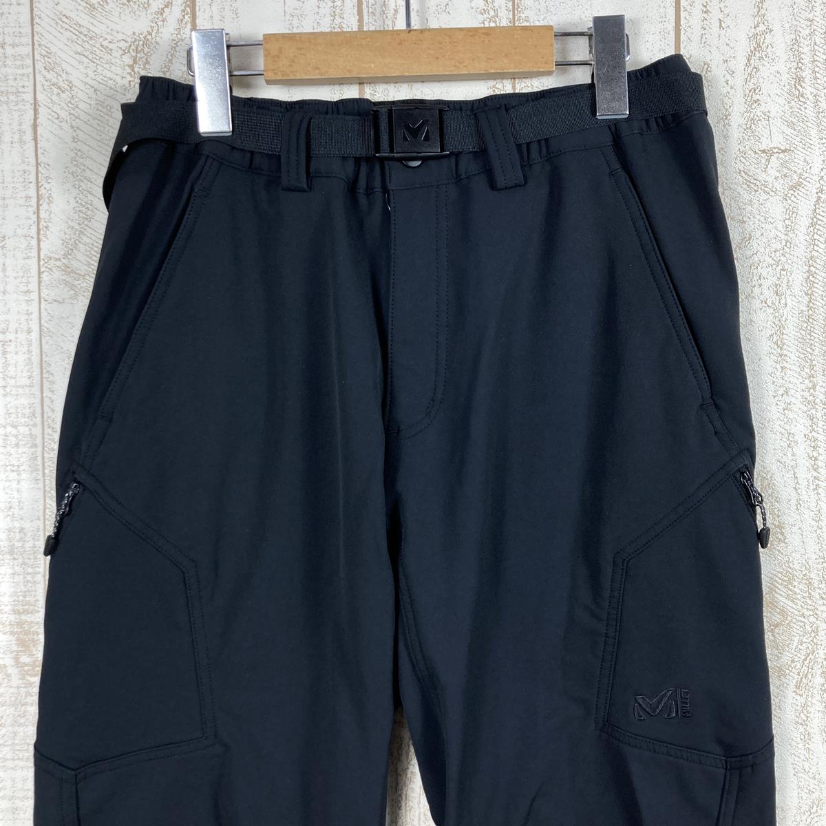 【Men's S ブラック系】 Millet ( ミレー ) モンテローザ ストレッチ カーゴ パンツ Monte Rosa Stretch Cargo Pant 秋冬向け 保温 ソフトシェル MIV01173 Men's  ソフトシェル ロングパンツ ボトムス ウ