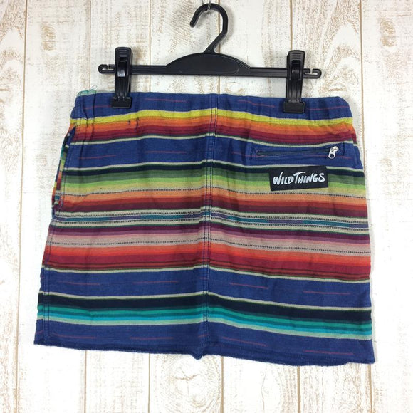 【Women's M ブルー系】 Wildthings ( ワイルドシングス ) Ws セラペスカート　Serape Skirt WT095 Women's マルチボーダー スカート ボトムス ウェア - 【公式】2ndGEAR（セカンドギア）Webショップ【登山用品・アウトドア用品専門 買取販売店】