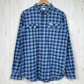 【Men's M ブルー系】 Columbia ( コロンビア ) フレアガン ストレッチ フランネル シャツ コットン ウェア トップス インナー シャツ ロングスリーブシャツ コットン z00059232  コットン ロングスリーブシャツ インナー シャツ ト