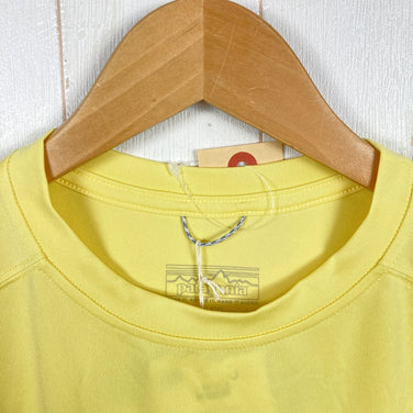 [Kid's XXL Yellow] 2024 Patagonia Long Sleeve Capilene Silkweight T-Shirt, TKAM Polyester, Innerwear Top