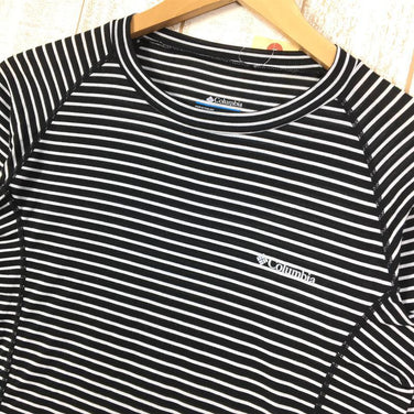 【Women's L ブラック系】Columbia ( コロンビア ) オムニウィック ボーダー ロングスリーブ Tシャツ クルーネック 速乾 PL2629 Women's 化繊 ロングスリーブTシャツ クルーネック インナー シャツ トップス ウェア - 【公式】2ndGEAR（セカンドギア）Webショップ【登山用品・アウトドア用品専門 買取販売店】