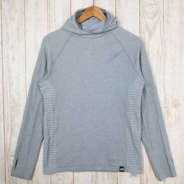 【Men's M/L グレー系】 Millet ( ミレー ) ホールガーメント ワッフル ウール フーディー Waffle Wool Hoody メリノウール MIV01904 Men's ウール フーディ インナー シャツ トップス ウェア - 【公式】2ndGEAR（セカンドギア）Webショップ【登山用品・アウトドア用品専門 買取販売店】