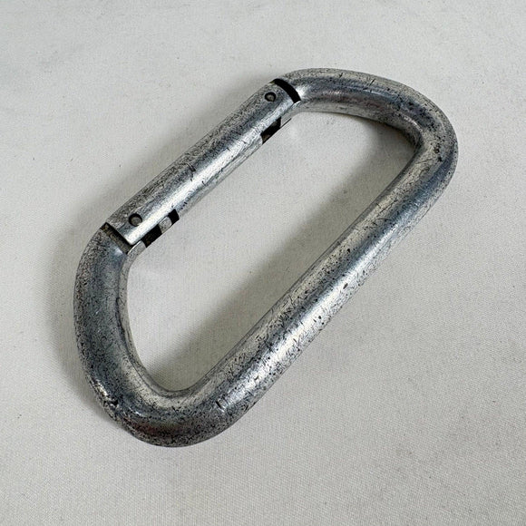 【OneSize シルバー系】 SMC ( Seattle Manufacturing Corporation ) ヴィンテージ D型 カラビナ Vintage D Carabiner ストレートゲート ロッククライミングギア z00061775  ロッククライミン