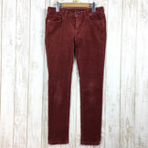 【Women's 26 レッド系】Patagonia ( パタゴニア ) フィッテド コーデュロイ パンツ Fitted Corduroy Pants 55055 International Women's コットン ロングパンツ ボトムス ウェア - 【公式】2ndGEAR（セカンドギア）Webショップ【登山用品・アウトドア用品専門 買取販売店】