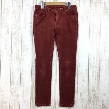 【Women's 26 レッド系】Patagonia ( パタゴニア ) フィッテド コーデュロイ パンツ Fitted Corduroy Pants 55055 International Women's コットン ロングパンツ ボトムス ウェア - 【公式】2ndGEAR（セカンドギア）Webショップ【登山用品・アウトドア用品専門 買取販売店】
