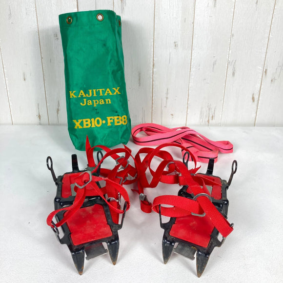 【L ブラック系】 Kajitax ( カジタックス ) FB-8 8本爪アイゼン ウィンターギア クランポン アイゼン z00053478  クランポン アイゼン ウィンターギア