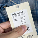 【Men's S ブルー系】 Aclima ( アクリマ ) レジャーウール リボーン ウール シャツ LeisureWool ReBorn Wool Shirt 106310 367 CHECK LIGHT GREY/JEANS z00055897 367 CH-5