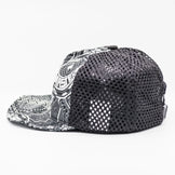 【OneSize ブラック系】 Gym Master（ジムマスター） UL-GRID ハッピーペイントキャップ ポリエステル ウェア ウェア小物 ヘッドウェア キャップ z00053007  キャップ ヘッドウェア ウェア小物 ウェア