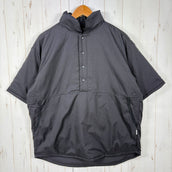 【Unisex 2 ブラック系】 迷迭香 ( マンネンロウ ) パデッド ショートスリーブ シャツ Padded Short Sleeve Shirt Black z00058950 Black 化繊インサレーション アウター ジャケット トップス ウェア