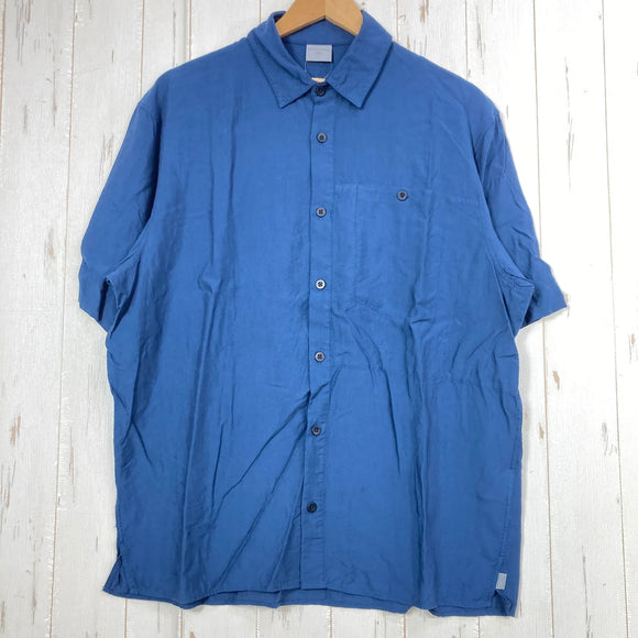 【Men's L ネイビー系】 Houdini ( フーディニ ) ツリー ショートスリーブ シャツ Tree Shortsleeve Shirt ウェア トップス インナー シャツ ショートスリーブシャツ  z00053992   ショートスリーブシャツ インナー