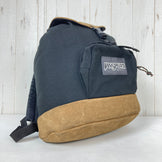 【Unisex OneSize ブラック系】 1991 Jansport ( ジャンスポーツ ) スエードレザー×コーデュラナイロン ビンテージ フラップ デイパック 生産終了モデル 入手困難 アメリカ製 バッグ ストレージ バックパック デイパック 容量【～29L】 z0005