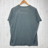 【Men's L グレー系】 Millet ( ミレー ) ヘザー メッシュ クルー ショート スリーブ Heather Mesh Crew Short Sleeve ポリエステル ウェア トップス インナー シャツ ショートスリーブTシャツ クルーネック 化繊