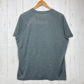 【Men's L グレー系】 Millet ( ミレー ) ヘザー メッシュ クルー ショート スリーブ Heather Mesh Crew Short Sleeve ポリエステル ウェア トップス インナー シャツ ショートスリーブTシャツ クルーネック 化繊