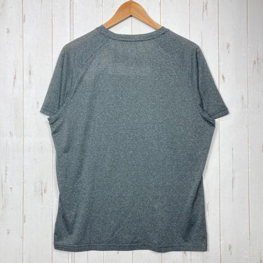 【Men's L グレー系】 Millet ( ミレー ) ヘザー メッシュ クルー ショート スリーブ Heather Mesh Crew Short Sleeve ポリエステル ウェア トップス インナー シャツ ショートスリーブTシャツ クルーネック 化繊