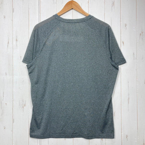 【Men's L グレー系】 Millet ( ミレー ) ヘザー メッシュ クルー ショート スリーブ Heather Mesh Crew Short Sleeve ポリエステル ウェア トップス インナー シャツ ショートスリーブTシャツ クルーネック 化繊